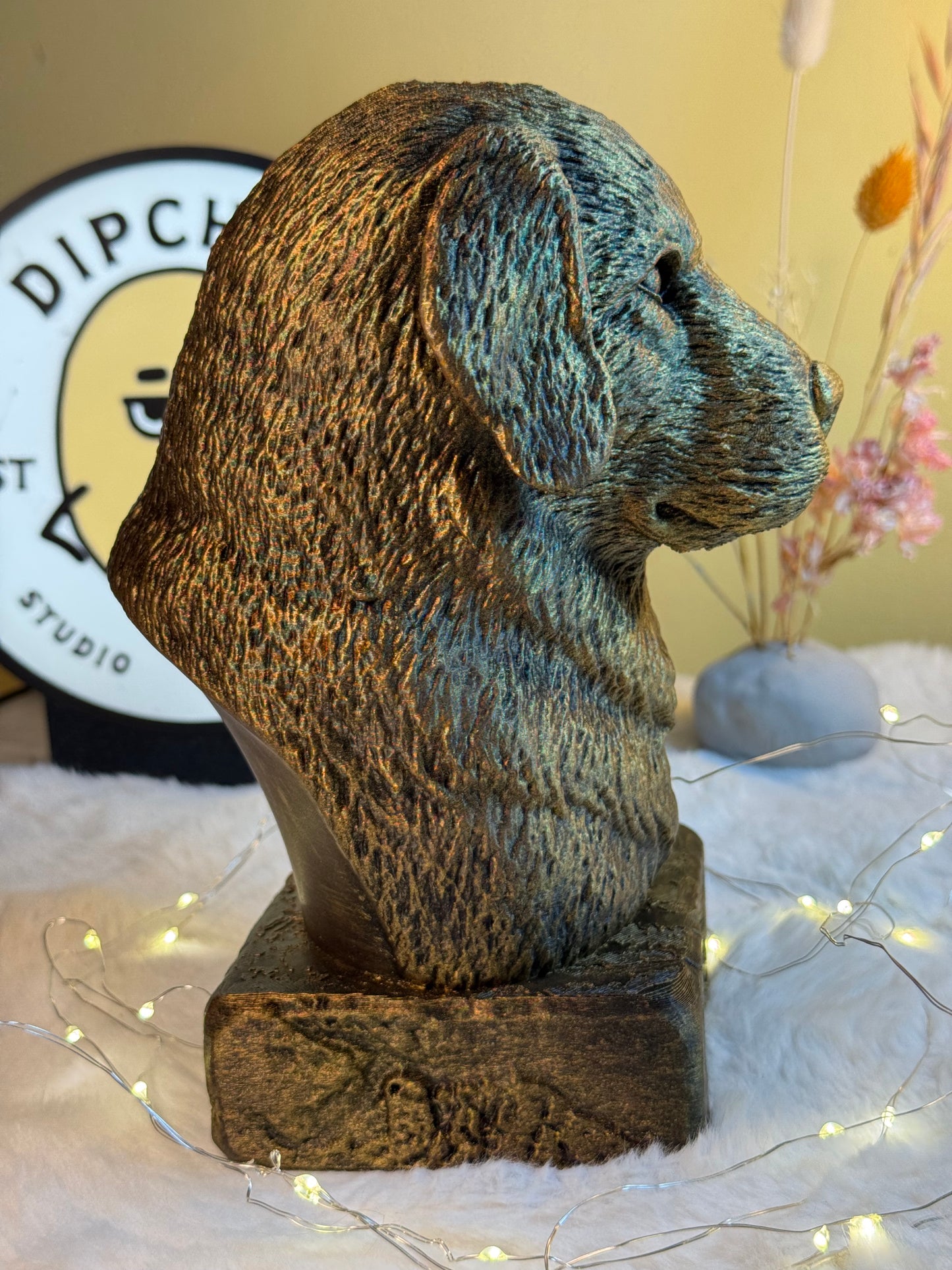 Polish Tatra Sheepdog Antique Bust