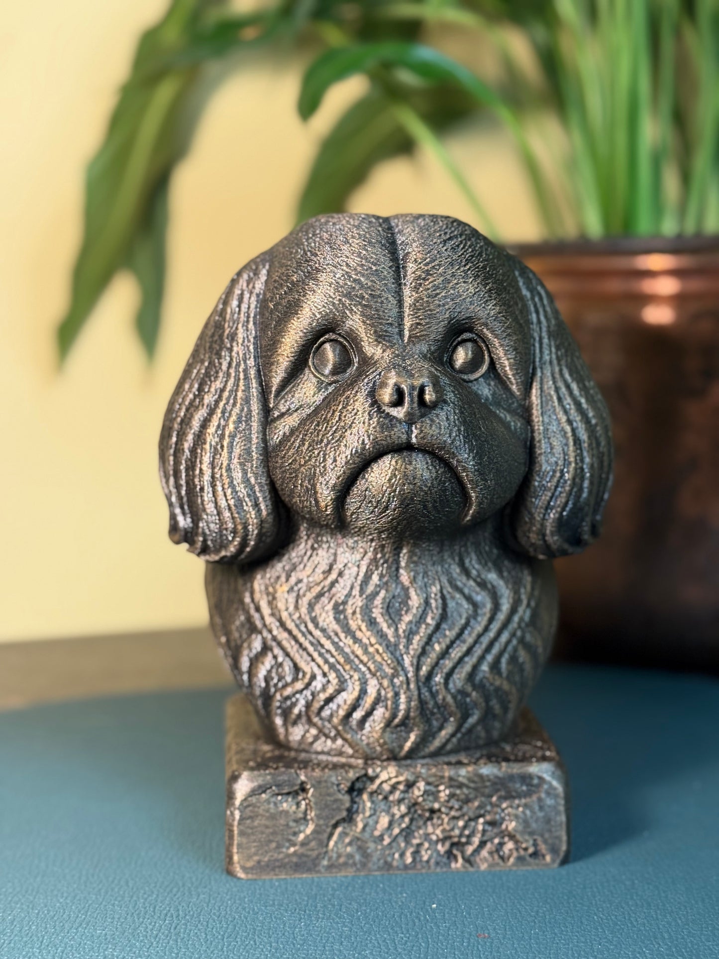 Shih Tzu Antique Bust