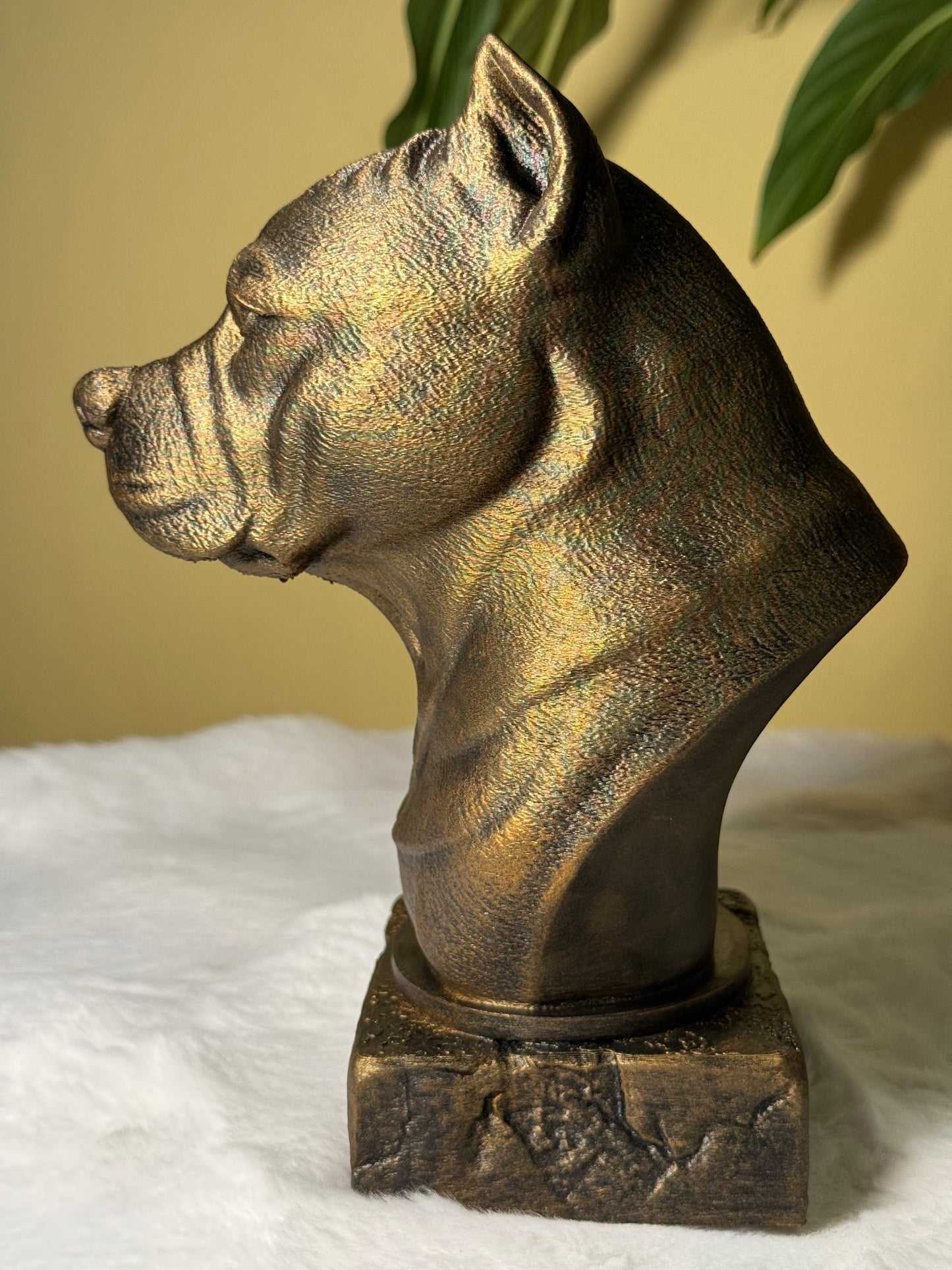 American Staffordshire Terrier Antique Bust