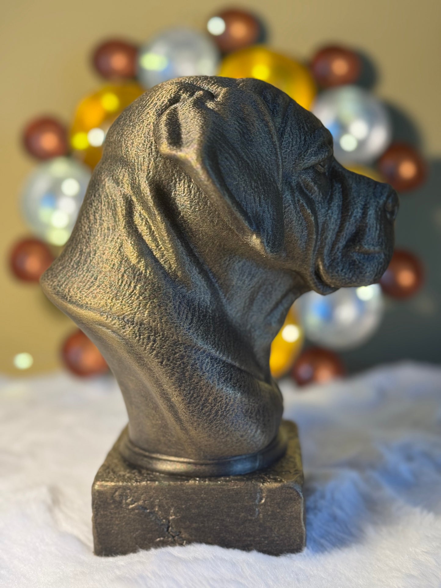 Cane Corso Spitsoren full antique bust sculpture – 3D printed Cane Corso Spitsoren statue, collectible home decor gift