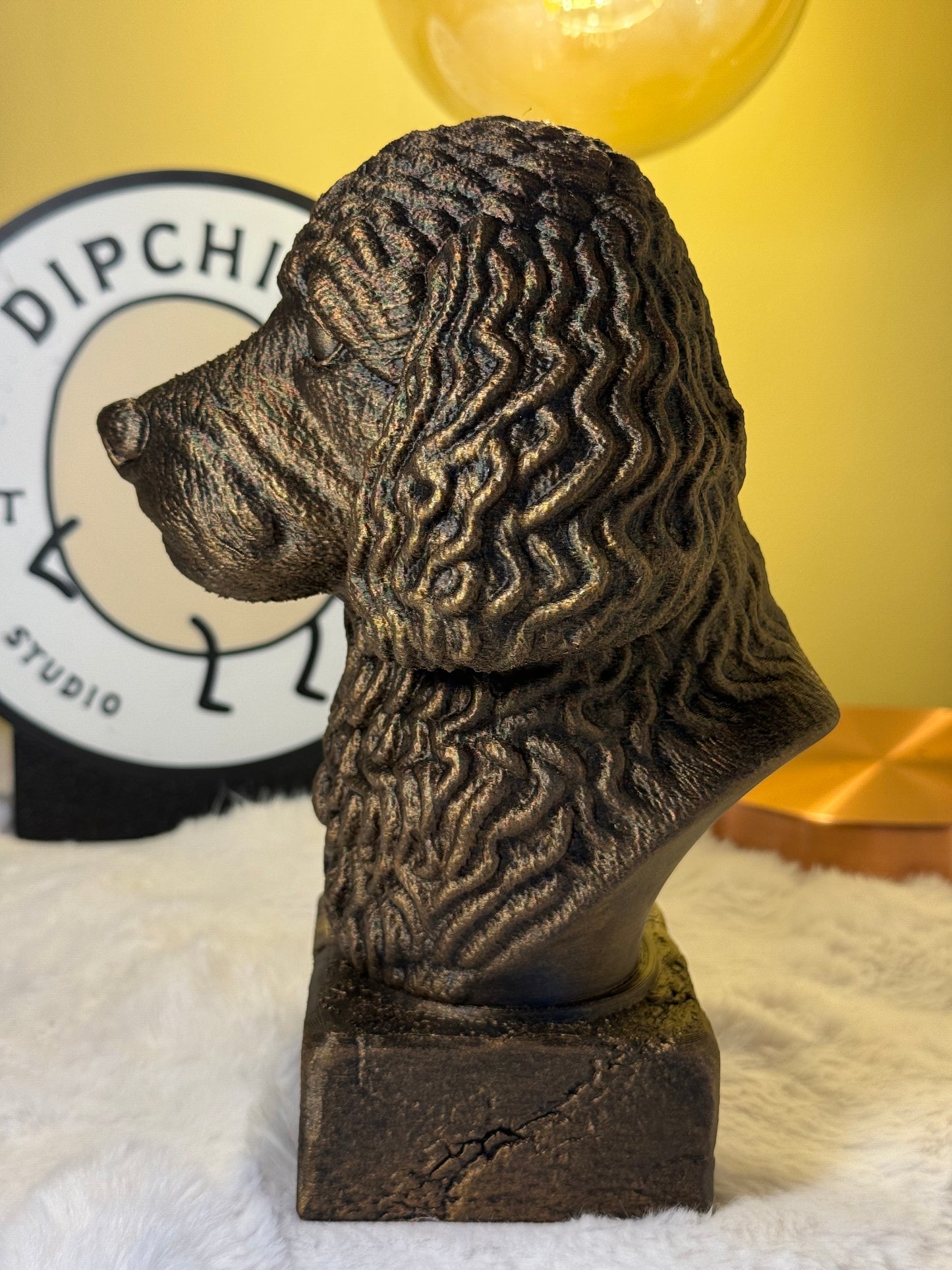 Cockapoo Antique Bust