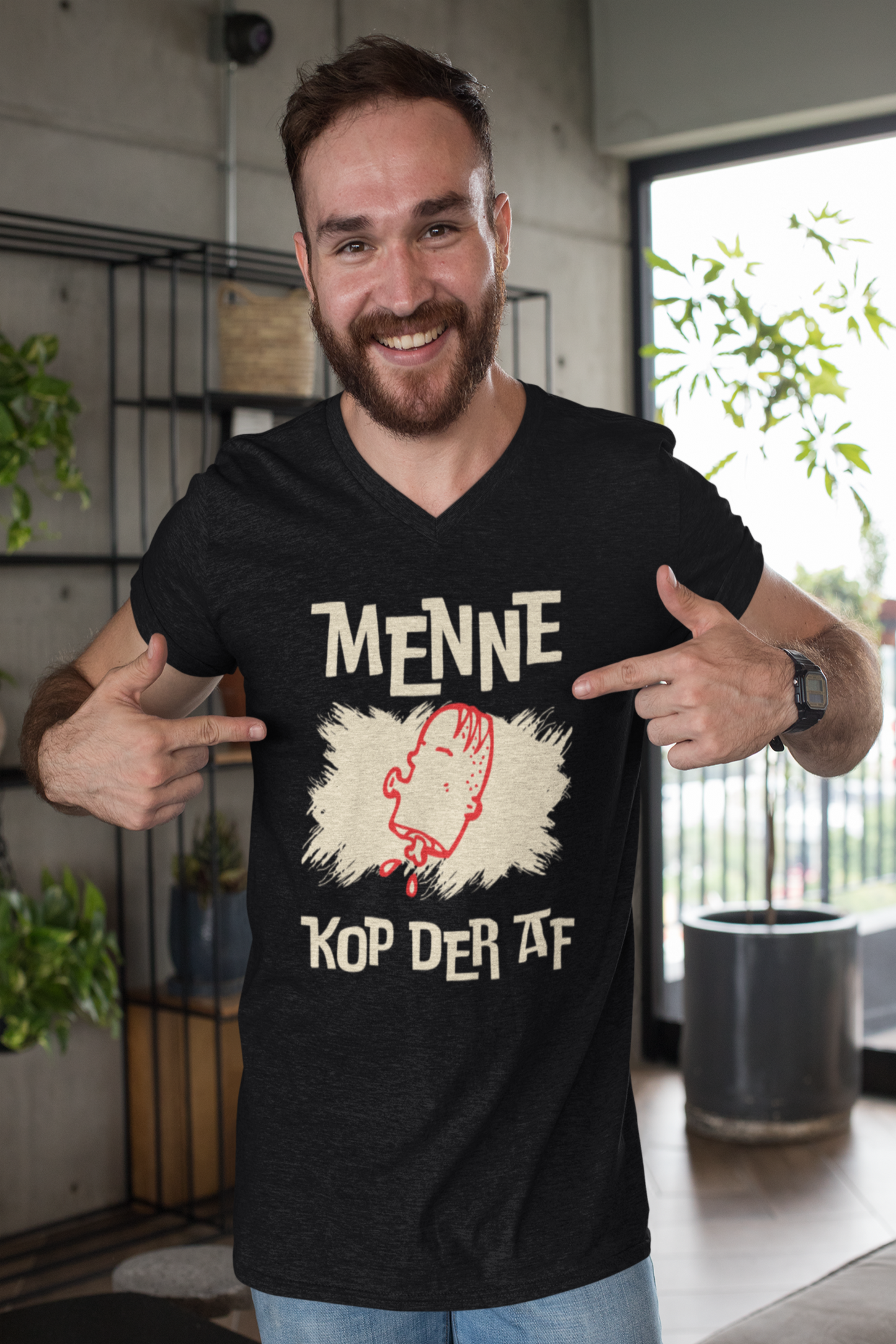 Int Oilsjters - Tshirt - Menne Kop Der Af